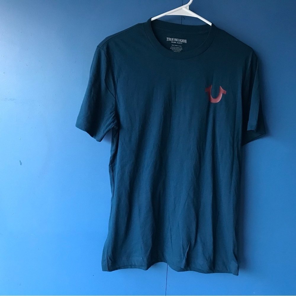 NWOT True Religion Blue Buddha Tee